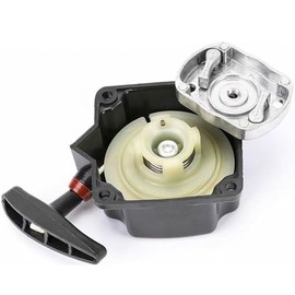 2.6 inch Hole spacing Recoil Pull Starter Start for 49cc 52cc Brushcutter Whipper Snipper Trimmer String Trimmer Parts Garden Accessories Two-Stroke Easy Start