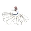 Fish Stringer Live Fish Lock with Reel Float Steel Wire