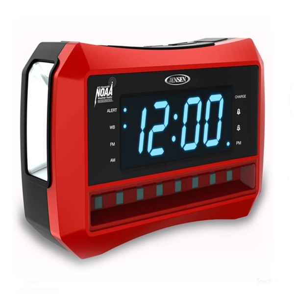 Digital AM/FM Weather Band Alarm Clock Radio with NOAA Weather