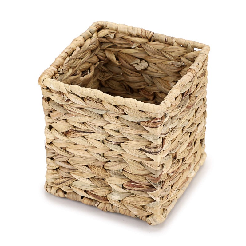 BSTKEY Water Hyacinth Facial Tissue Cover Decorative Hand Woven Paper