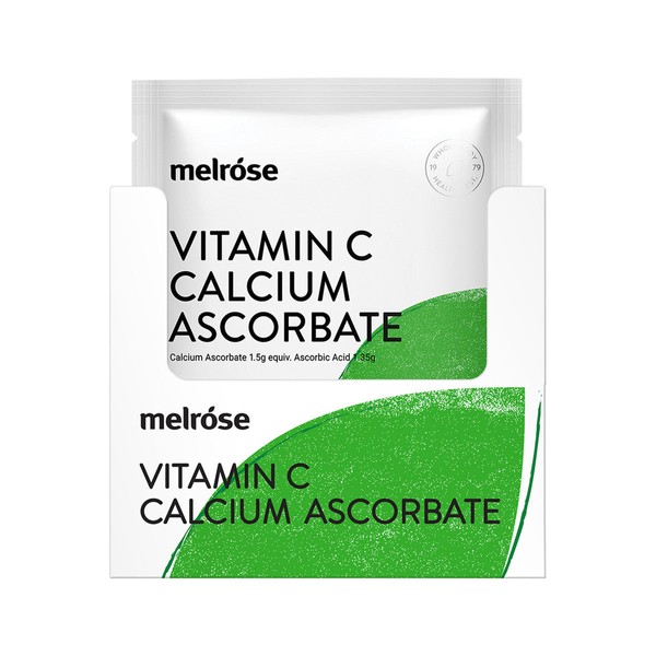 Melrose Vitamin C Calcium Ascorbate Oral Powder Sachet 125g x 8