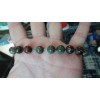 RAYON Dragon Blood Jasper Bead Bracelet Men Stretch 10mm 7"