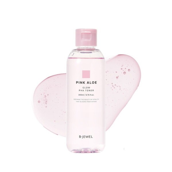 Pink aloe organic hypoallergenic glow wave keratin skin toner 200ml