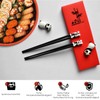 UICCVOKK 2 Pairs Sushi Chopsticks Set, Sushi Chopsticks Set Cat,