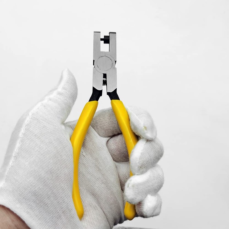 GOIYZTTR Hole Punch Pliers for Watches, Handle Belt Hole Watchmaker