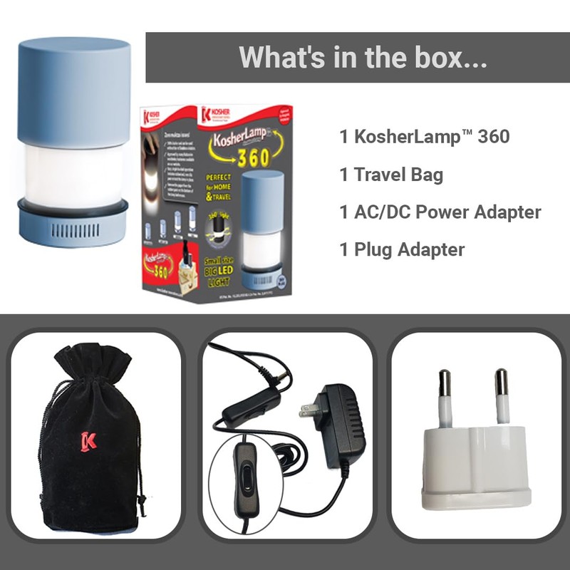 KosherLamp™ 360 SkyBlue by Kosher innovations™
