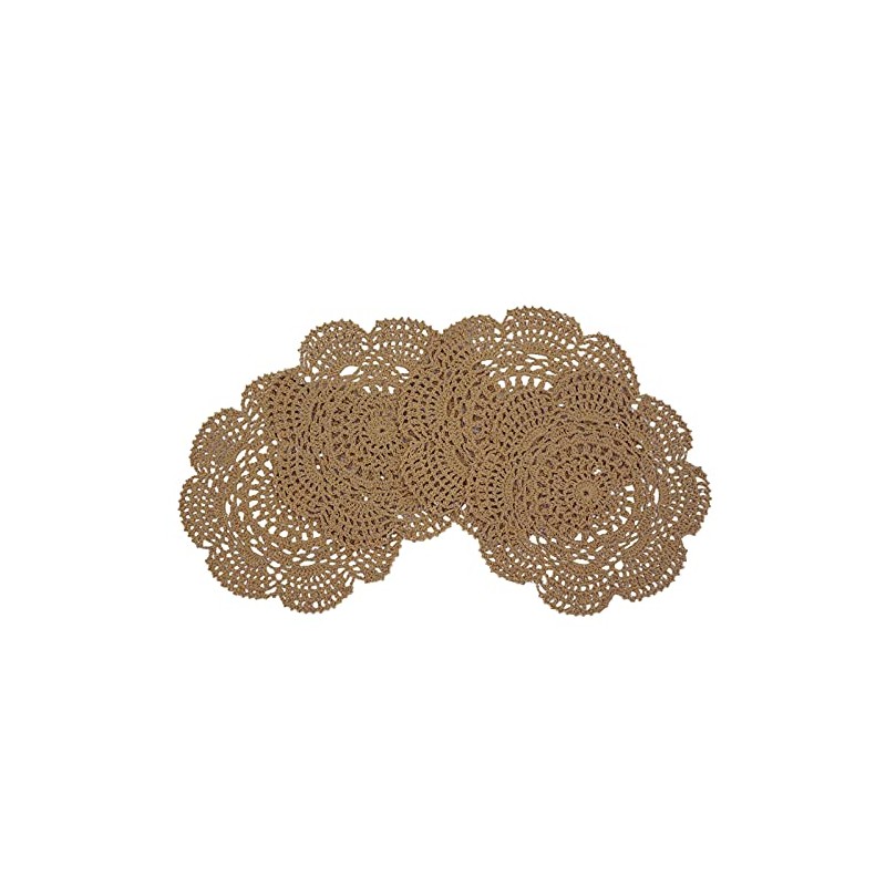 Phantomon 8 Inch Doilies Crochet Round Lace Doily Handmade Placemats
