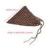 perfeclan Frauen Häkeln Bandana Head Kerchief vielseitige Haarzubehör Mode für