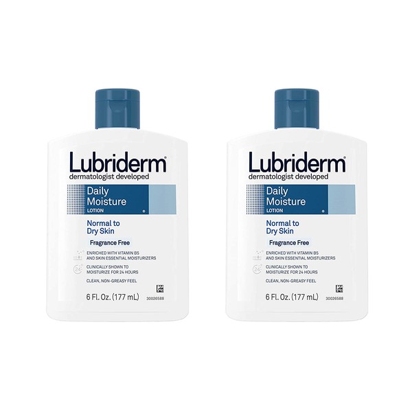 Lubriderm Daily Moisture Hydrating Unscented Body Lotion with Vitamin B5