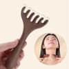 Head acupressure scalp guasha comb wood massager face body comb 3ea