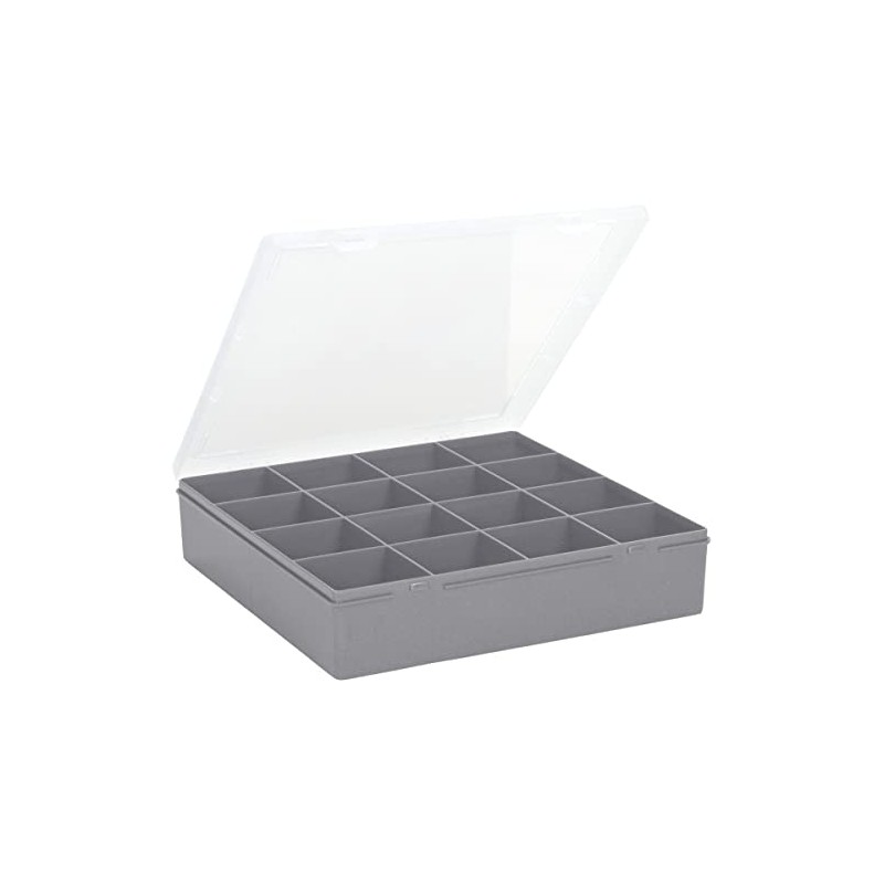 Wham 9.01 16 Division Square Plastic Craft DIY Storage Organiser