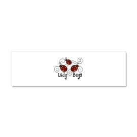 CafePress Lady Bugs Car Magnet 10 X 3 10" x 3", Bumper Magnet