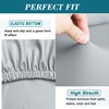 HFCNMY Bar Stool Covers,4 Pack Stretch Waterproof PU Bar Stool