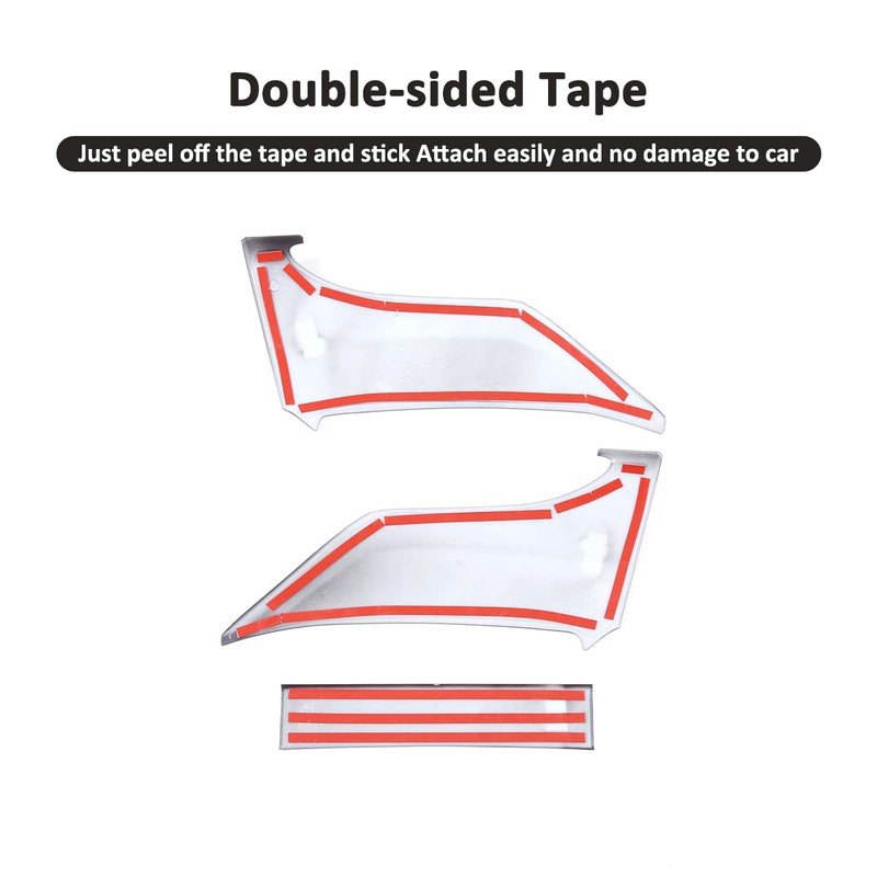 JONKOKO Car Styling Car Center Console Knee Leg Elbow Panel