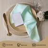 Ramanta Home Linen Flax Cloth Napkins Set of 24 -