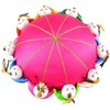 RIMOBUL Oriental Needle Pin Cushion with 10 Kids - Magenta