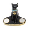 Egyptian Cat Candle Holder Decorative Resin Egyptian Cat Candlestick Exquisite