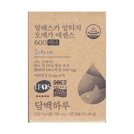 A simple day Plain Haru Alaska Altige Omega Essence 600 Mini 788mg x 30 capsules 1 unit / 담백하루 알래스카 알티지 오메가 에센스 600 미니 788mg x 30캡슐 1개