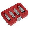 Sealey Ak6556 Spark Plug Socket Set 4Pc 3/8Sq Drive