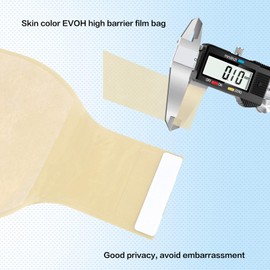 HDL-HENDRY 15PCS Colostomy Bags, Two Piece Drainable Pouches with Closure, Max Cut 70mm Ostomy Supplies for Ileostomy Stoma Care, 10pcs Bags+ 5pcs Skin Barriers