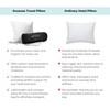 SnooozeGo Mini Travel Pillow – Soft Supportive Bed Pillows for