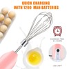 Electric Egg Beater Whisk, USB Charging Mixer, Three-Speed Adjustment, Suitable
