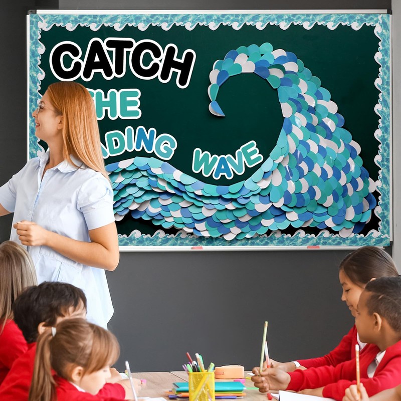 Summer Ocean Reading Bulletin Board Decorations Ocean Waves Theme Bulletin