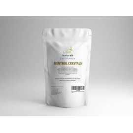 Milah Natural Menthol Crystals Aromatherapy | DIY Remedies | Ideal for Inhalation & Blocked Nose Relief | Spa Treatments & Refreshing Scents (50g)