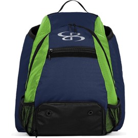Boombah Prospect Batpack Solid BM-9049C23 Navy/Lime Green