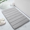 OLANLY Memory Foam Soft Bath Mats Non-Slip Absorbent Bathroom Rugs