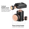 Andoer Q30 CNC Panorama Tripod Ball Head Aluminum Alloy Material