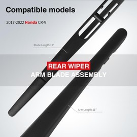 OTUAYAUTO - Juego de escobillas de limpiaparabrisas trasero - Reemplazo para Honda CRV CR-V 2017-2022 SUV OEM Factory Style