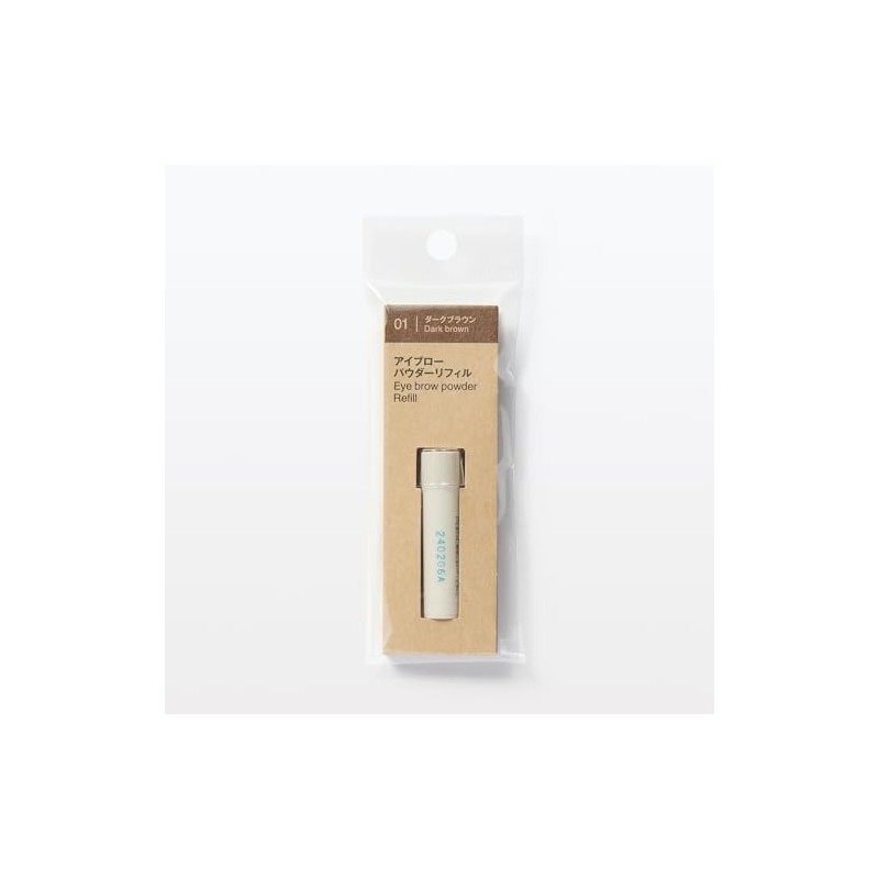MUJI OAP73A4S Eyebrow Powder Refill Dark Brown
