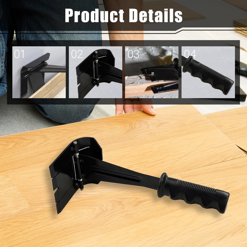 Flylin Stainless Steel Trim Puller, Skirting Board Removal Tool for