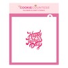 The Cookie Countess Happy Father's Day Brush Script Stencil