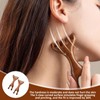 hinbkenla Scalp Massager Comb 2PCS Wooden