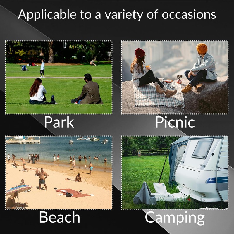Tabanzhe Folding Sit Mat Camping Seat Pad Waterproof Thermally Insulated