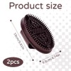 Brochas Masaje Meridian Cepillo Cuerpo Vientre Cuero Cabelludo Relajación Completo