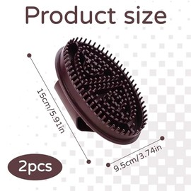 Brochas Masaje Meridian Cepillo Cuerpo Vientre Cuero Cabelludo Relajación Completo Exfoliación Suave