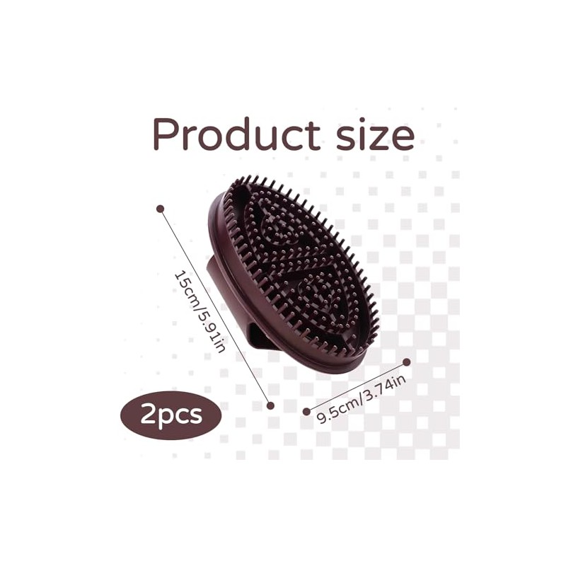 Brochas Masaje Meridian Cepillo Cuerpo Vientre Cuero Cabelludo Relajación Completo