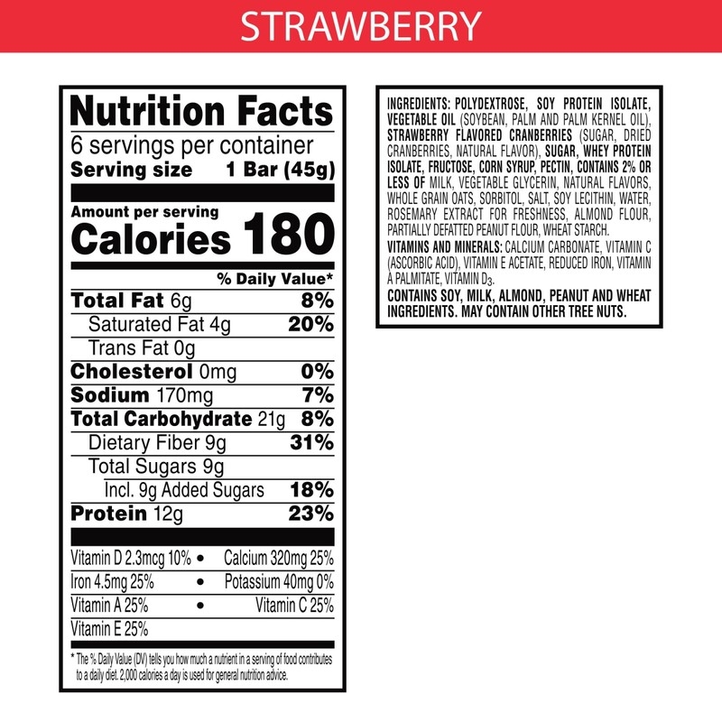Special K Bar Protein Meal Bars, 12g Protein Snacks, Meal