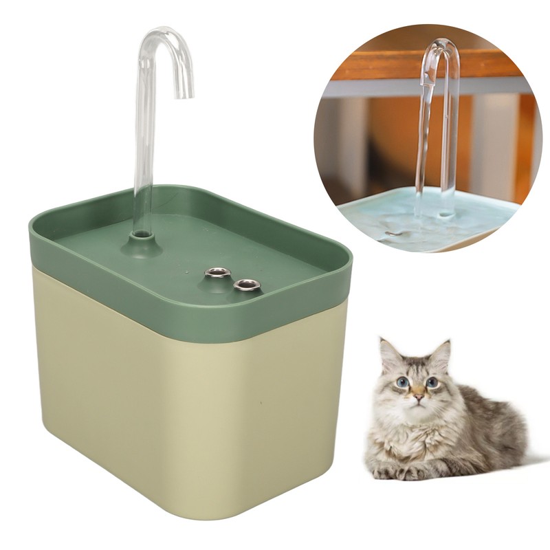Cat Water Fountain 1.5L Large Capacity Automatic Cycle Ultra Quiet