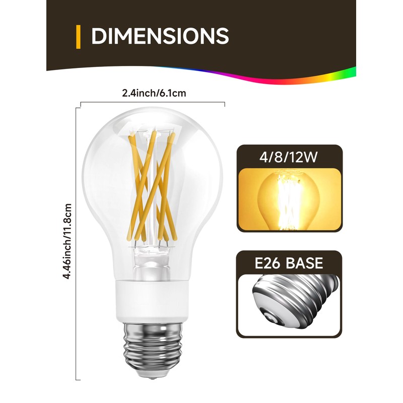 3 Way Light Bulbs 50 100 150w Equivalent, Soft White