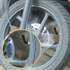 Motoforti 4Pcs Metal 90 Degree Valve Stem Vacuum Tyre Valve