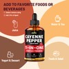 HIIHONE 11-in-1 Cayenne Pepper Drops - Herbal Supplement with Hawthorn,