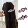 Barrette, Hair Ornament, Set of 2, Easy Arrangement, Women's, Glitter,