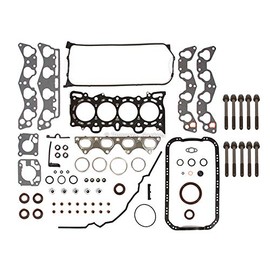 Domestic Gaskets DG-8614922578 Full Gasket Set Head Bolts Compatible With/Replacement For 96-00 Honda Civic Del Sol 1.6 D16Y5 D16Y7 D16Y8 D16B5