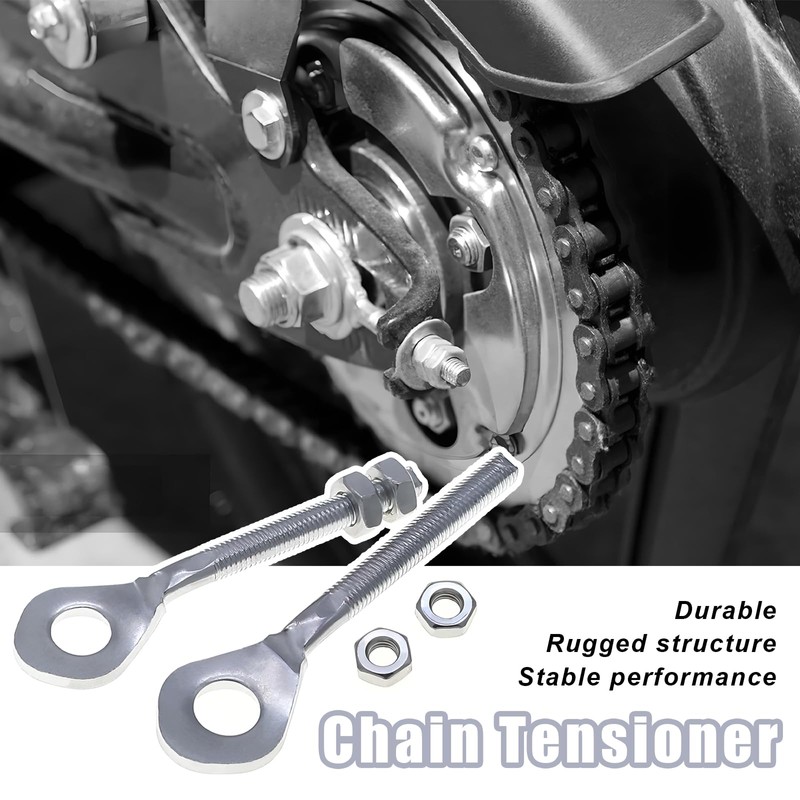 2PCS Chain Axle Adjuster, Mini Bike Chain Tensioner Compatible with