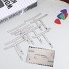 10 PCS Guitar Luthier Tools Set, 9 Guitar Radius Gauge