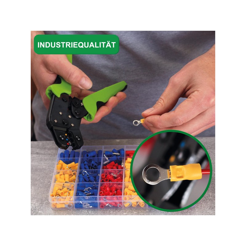 QUADRIOS Multi-Function Crimping Tool for Insulated Terminals with Crimp Connector